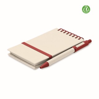 Libreta de cartón reciclado A6 personalizada